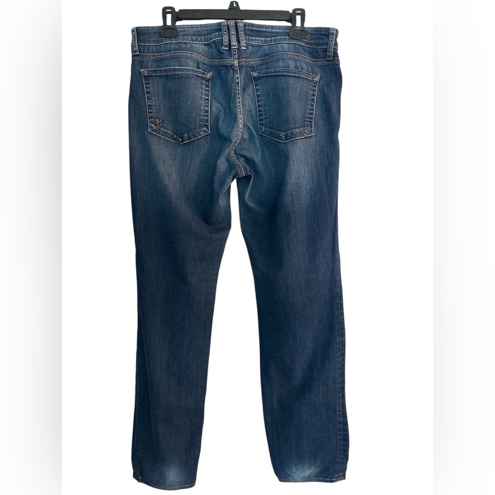 Kut from the Kloth Blue Diana Mid Rise Relaxed Fit Jeans with Dimensional Wash - Picture 3 of 6